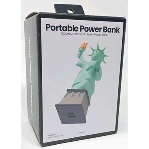 Statue Of Liberty 2000mah Portable Power Bank